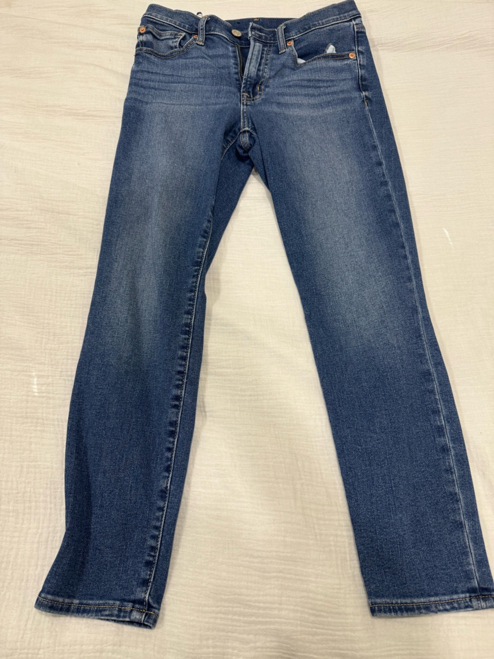 Gap 1969 True Skinny Mid Rise Jeans Size 28/6 Medium Wash